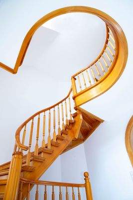 Treppe zum Obergeschoss