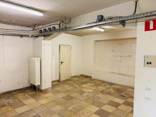 Lagerfläche im Untergeschoss