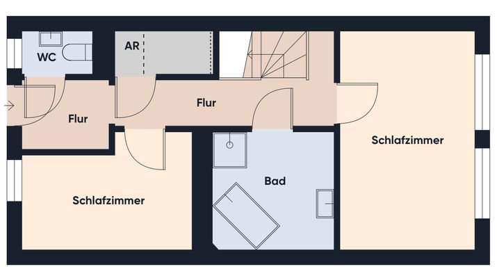 Grundrissplan ohne Maßstab OG