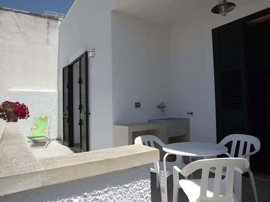 3 Apartments mit Meerblick in Lido Conchiglie (Lecce)