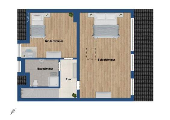 Grundriss Dachgeschoss