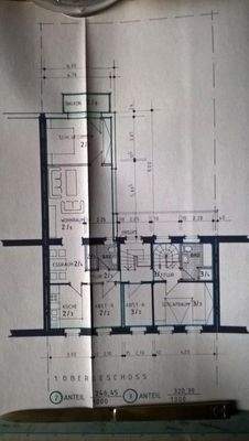 1. OG Schlafen Bad Flur Treppe