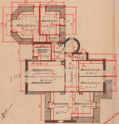 Grundriss Dachgeschosswohnung