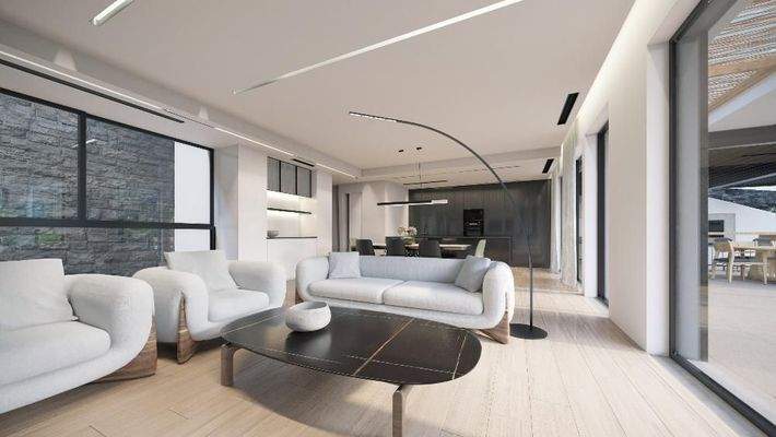 Kreta, Chersonisou: Moderne Luxusvilla mit atemberaubendem Meerblick zu verkaufen