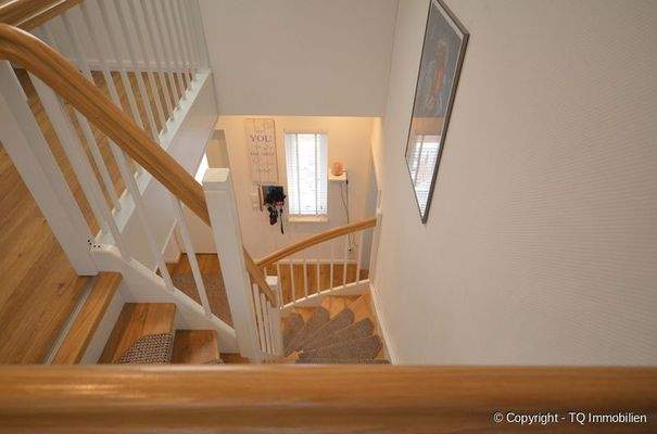 Treppenabgang abends