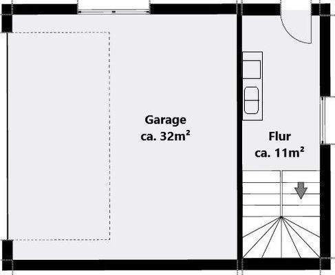 Erdgeschoss Nebengebäude