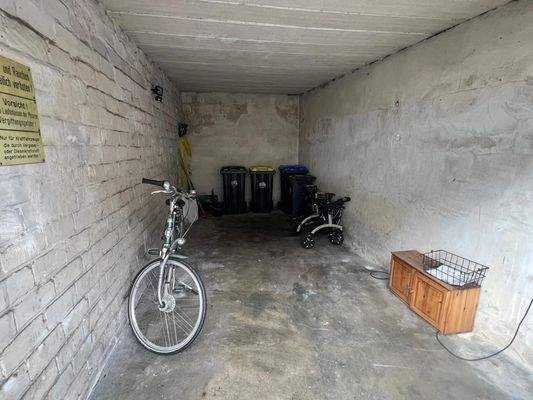 ebenerdiger Fahrradraum