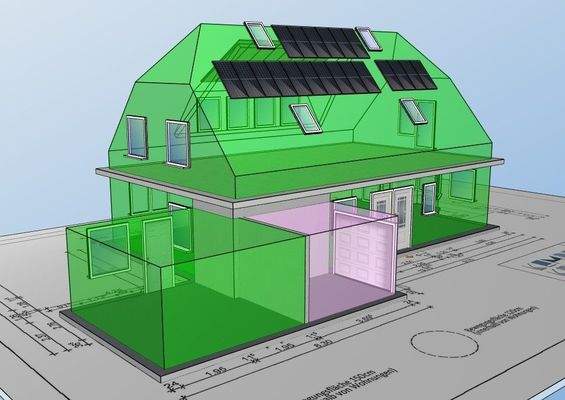 Einblick Nordwest beheizt unbeheizt