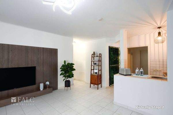 Wohnbereich - Virtually Staged