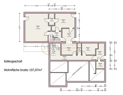 Grundriss Kellergeschoß
