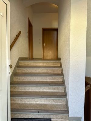 Treppe zur Wohnung