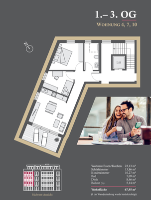 3-Zimmer Wohnungen 