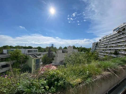 Ausblick vom Balkon