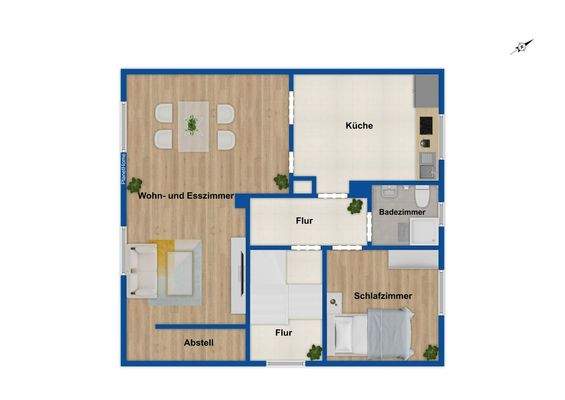 Grundriss Obergeschoss