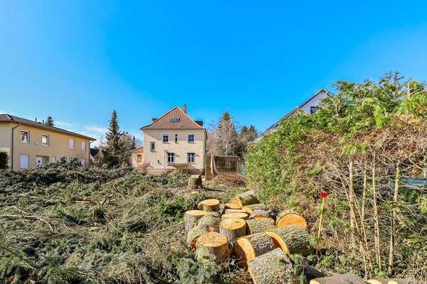 Blick auf die Zuwegung Blickwinkel E