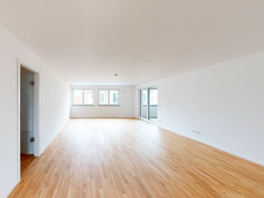 Wohnzimmer mit offener Küche (2)
