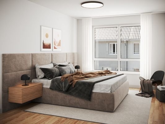 Schlafzimmer visualisiert