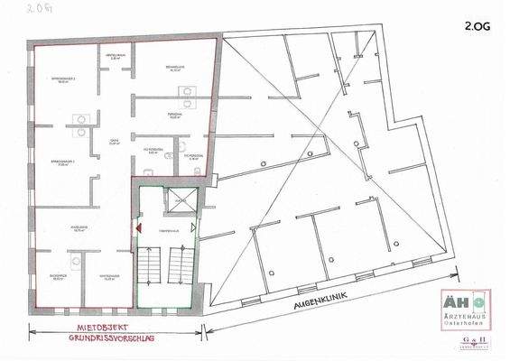 Grundriss-Skizze 2.OG