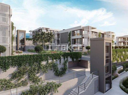 Apartments Close to the Sea in a Gated Complex in Çeşme