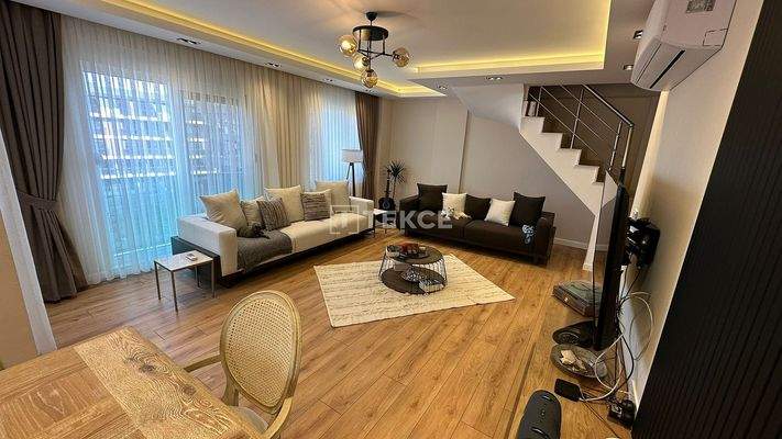 Furnished 3-Bedroom Apartment 5km from the Beach in Antalya