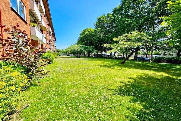 Gepflegte Grünanlage