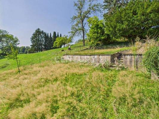 Oberer Grundstücksbereich