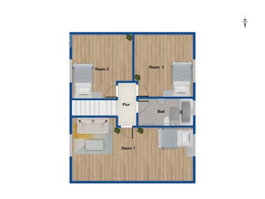 Grundriss Dachgeschoss