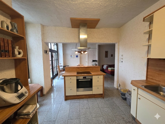 Küche und Wohnbereich