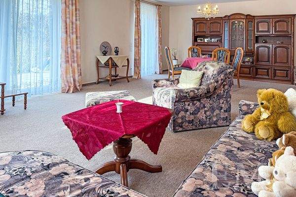 Blick vom Wohnbereich