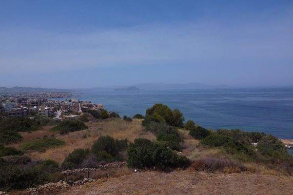 Kreta, Chania: Außergewöhnliches Grundstück mit Blick auf die Stadt und das Meer im Stadtteil Halepa zu verkaufen