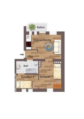 Leipzig - Wahren | Grundriss