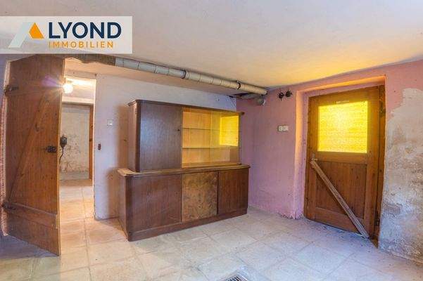 Keller mit Ausgang zum Garten