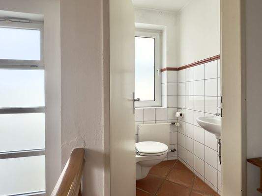 WC im ersten Obergeschoss