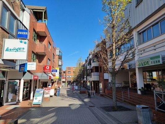 Blick Fußgängerzone