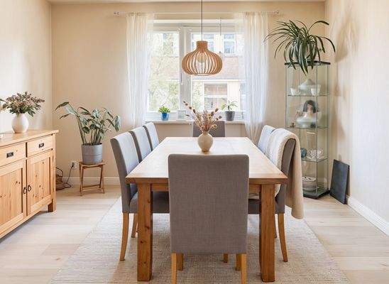 Esszimmer - KI-Homestaging