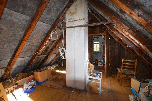 Dachgeschoss gedämmt