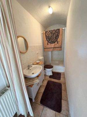 Dusche, WC Singlewohnung
