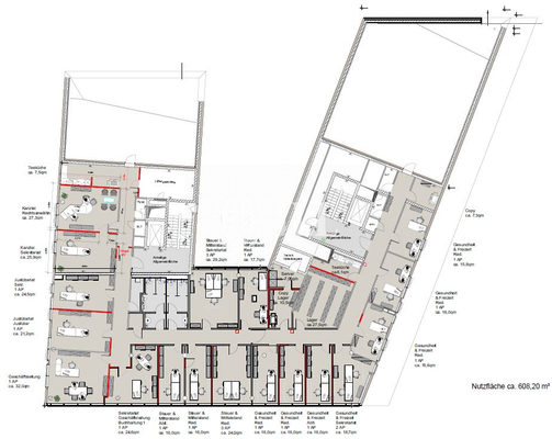 Grundriss 5. Obergeschoss