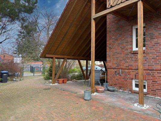 Giebel, Überdachung