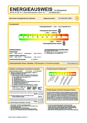Energieausweis Seite 2