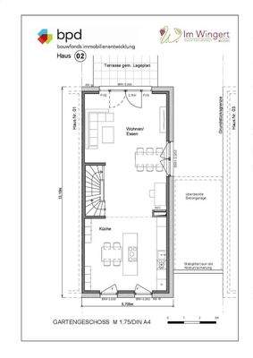 Grundriss Gartengeschoss