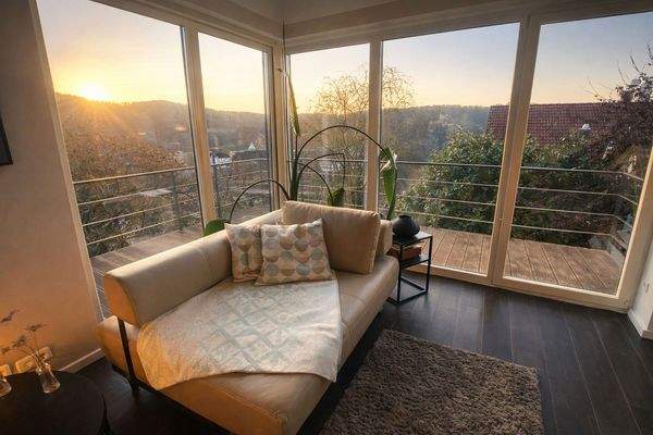 Gemütliche Ecke mit Ausblick