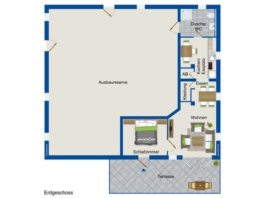 Grundriss Erdgeschoss