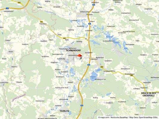 Geolyzer Kartenausschnitt