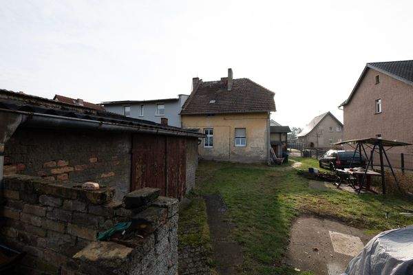 Rückansicht des Hauses