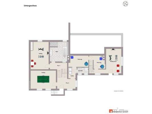 Grundriss Untergeschoss