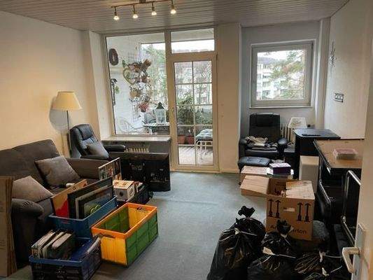 Wohnraum plus Balkon 