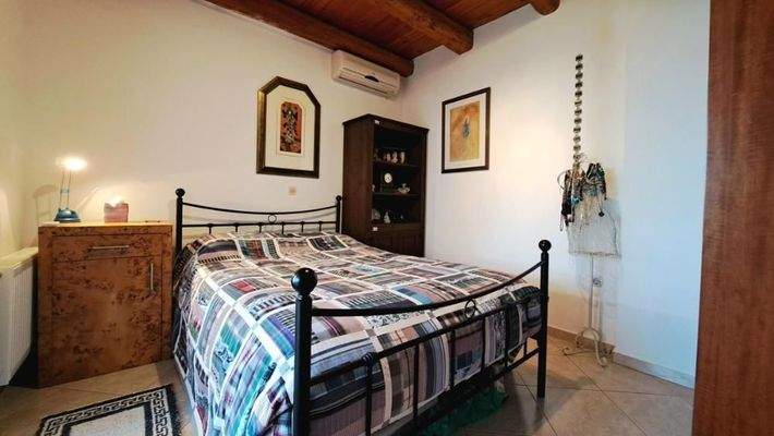 Ferienhaus mit 2 Schlafzimmern und atemberaubender Aussicht in Plaka