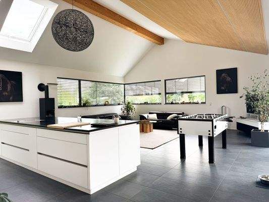 Einzigartiger Wohn- Essbereich