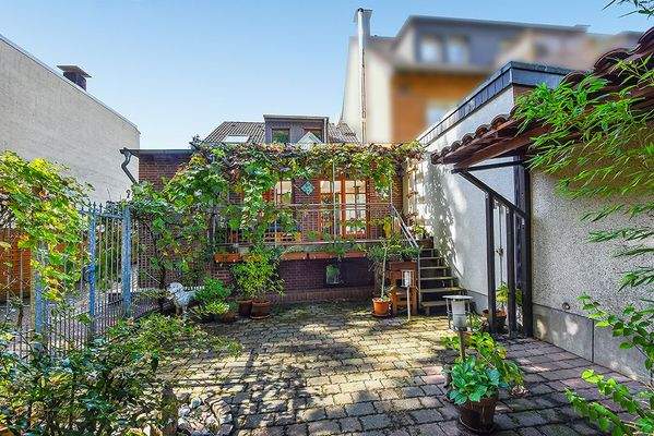 Rückansicht / Balkon 